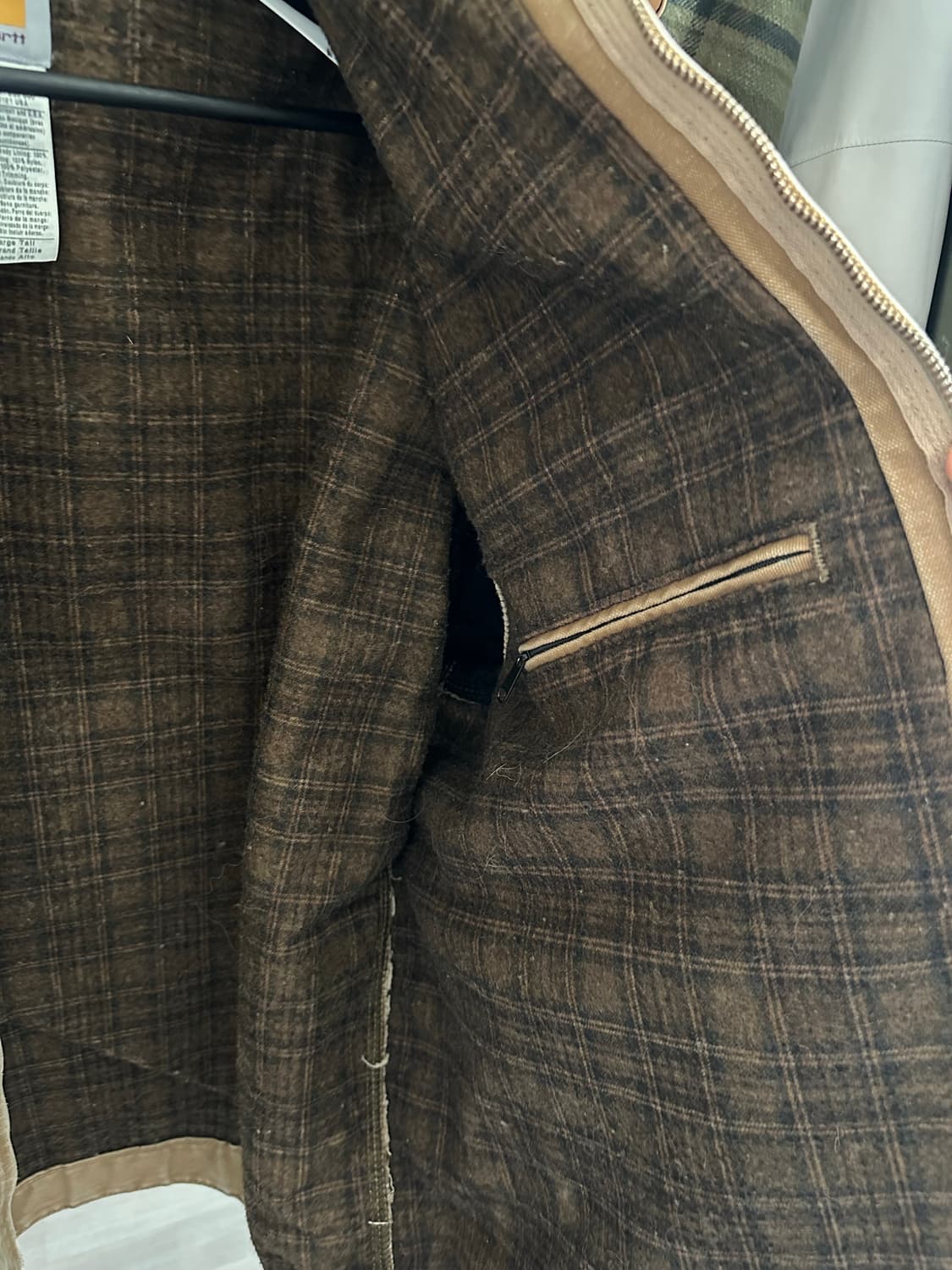 Vintage Carhartt Tan Detroit J97 CML 상품이미지5