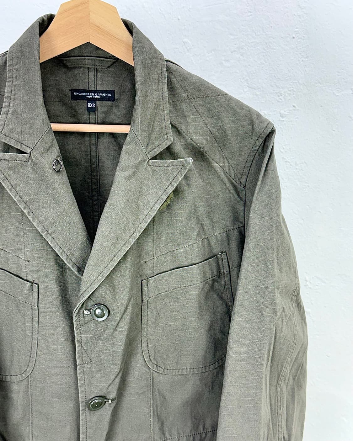 엔지니어드 가먼츠 카키 코튼 립스탑 베드포드 NB 자켓 상품이미지3