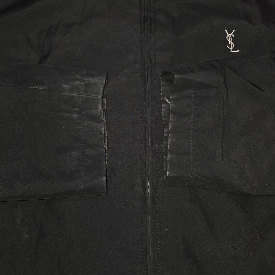 YSL 입생로랑 왁스 블루종 자켓 (실XL)
 상품이미지3