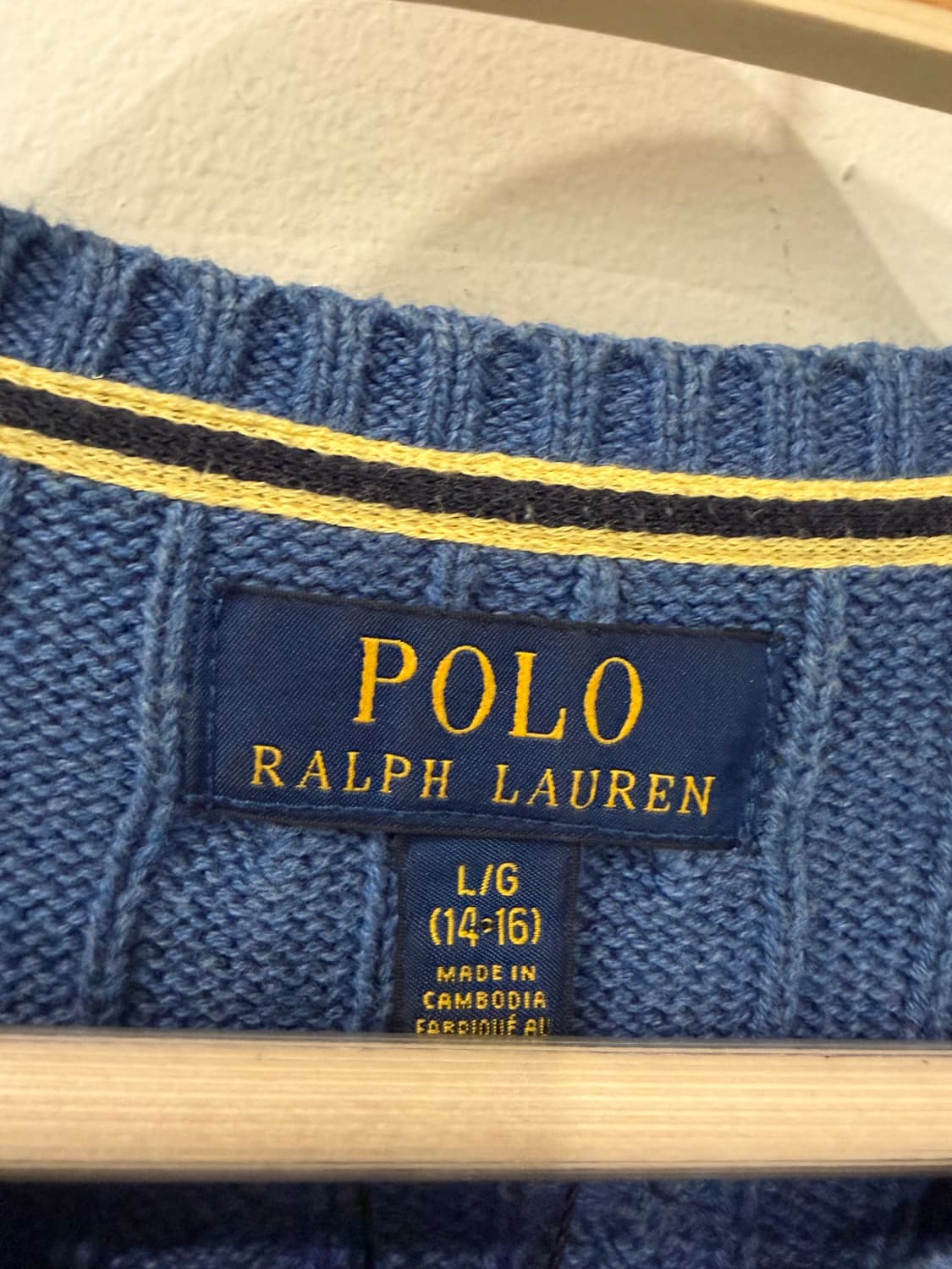 111. 폴로 꽈배기니트 상품이미지2