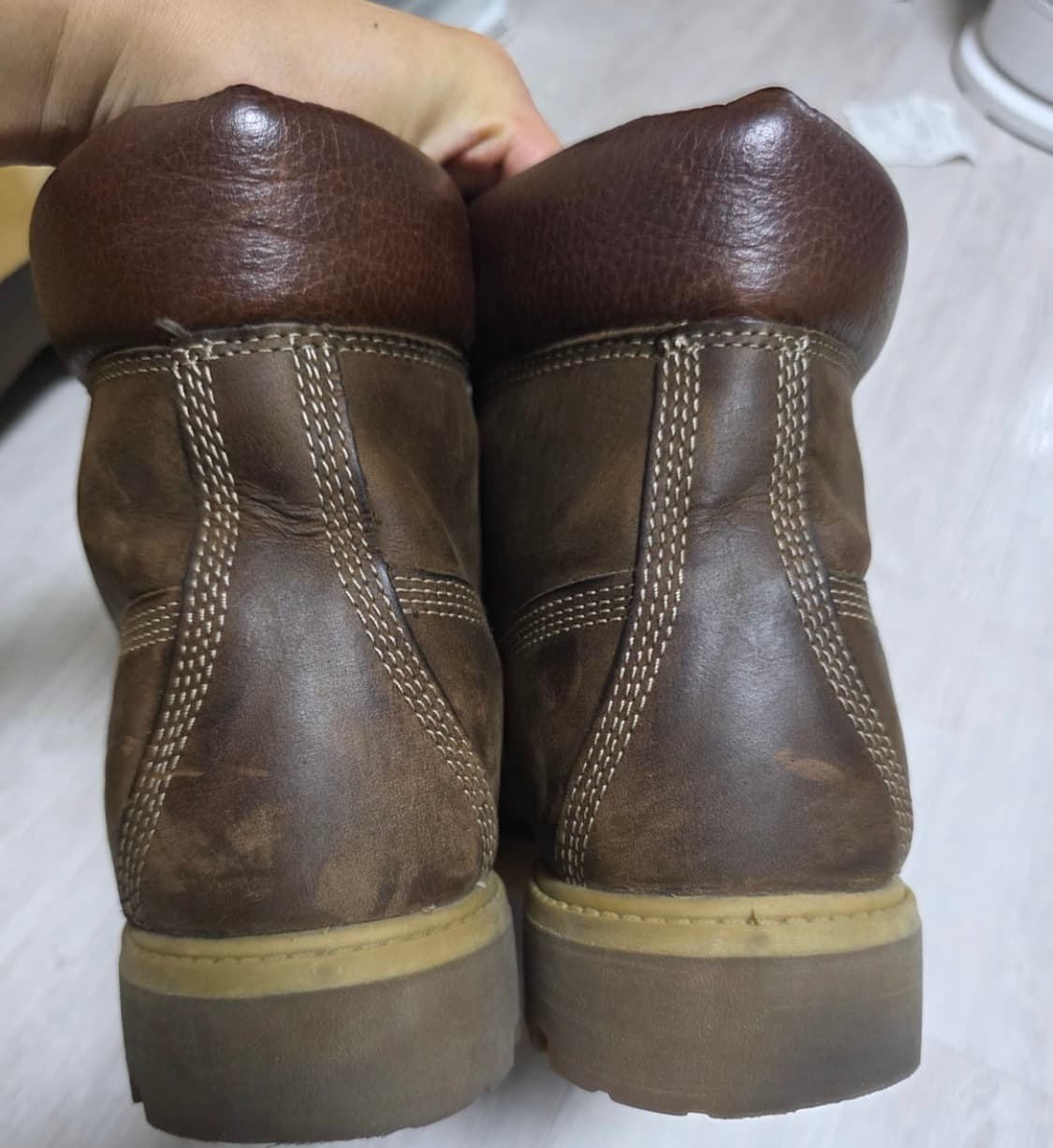 팀버랜드 헤리티치 가죽부츠 브라운 265 상품이미지5