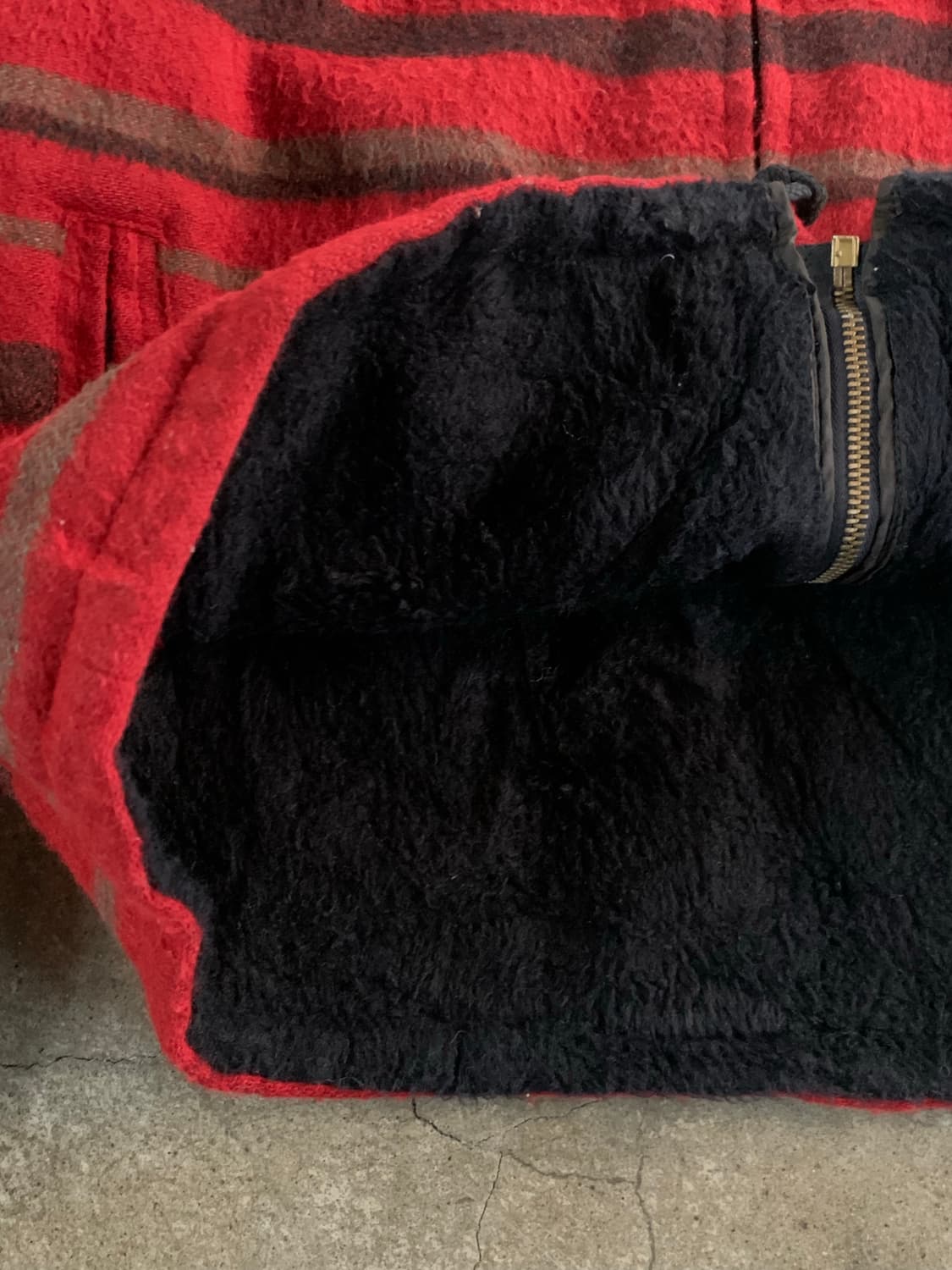 70s 오크브룩 스포츠웨어 by Sears 울 후디드 자켓 상품이미지6