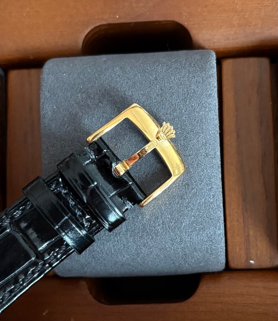 롤렉스 오이스터 퍼페츄얼 데이트 캡골드 1550 오토매틱 빈티지 시계 상품이미지5