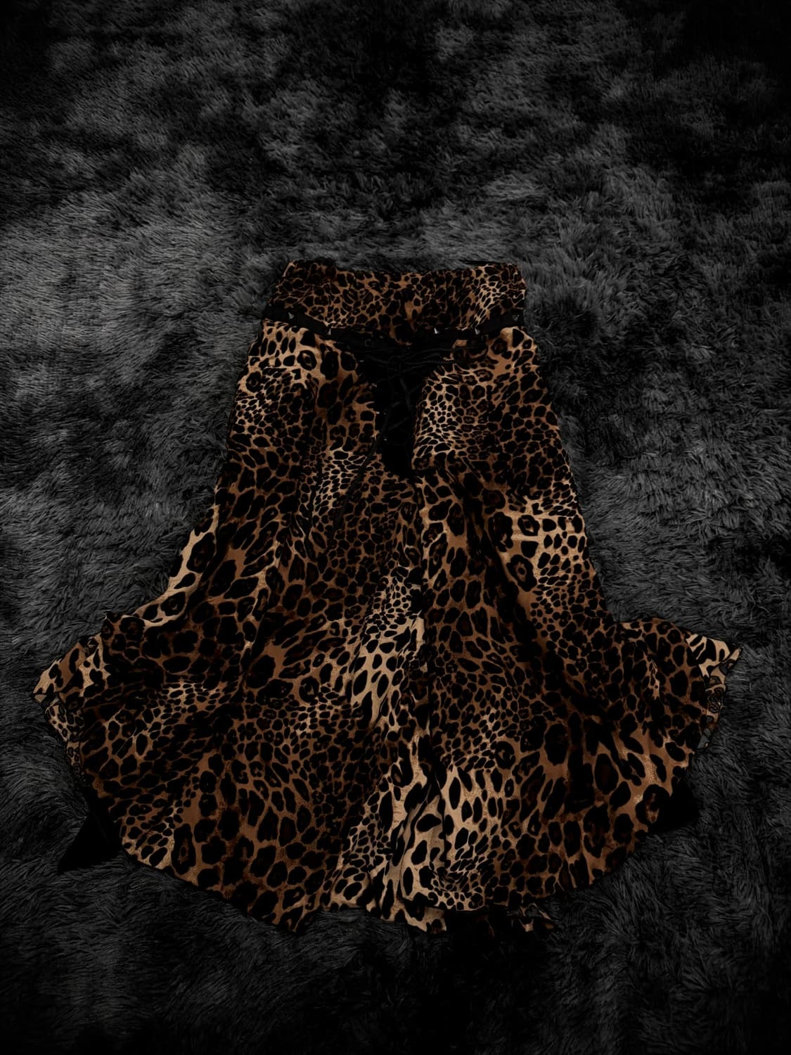 ALGONQUINS 호피 스터드 롱스커트 상품이미지3