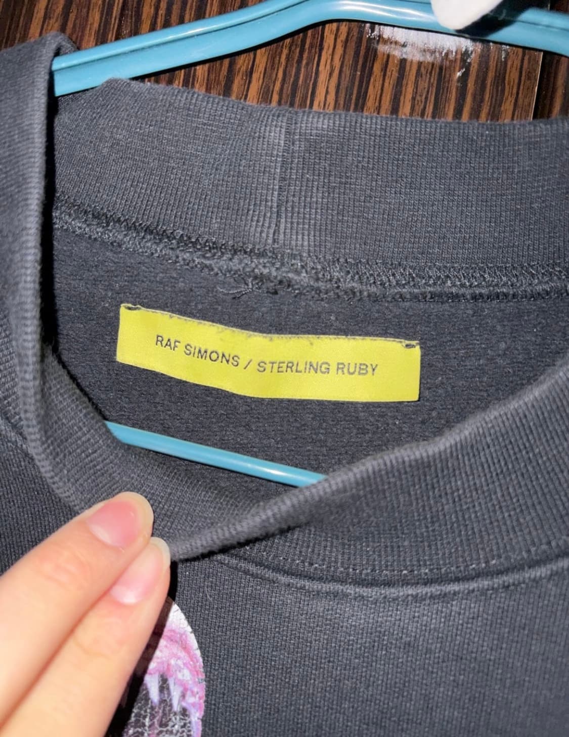 라프시몬스X스털링루비 샤크 맨투맨(L) 상품이미지5