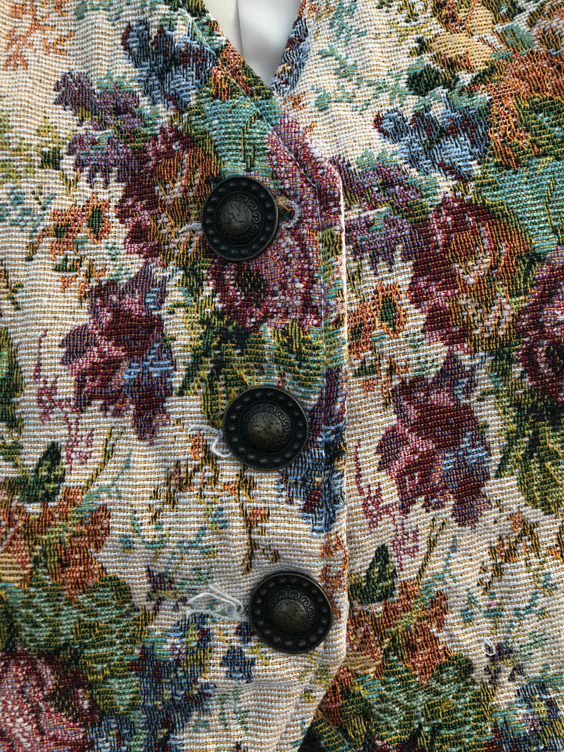 Vintage Floral Tapestry Vest 상품이미지3