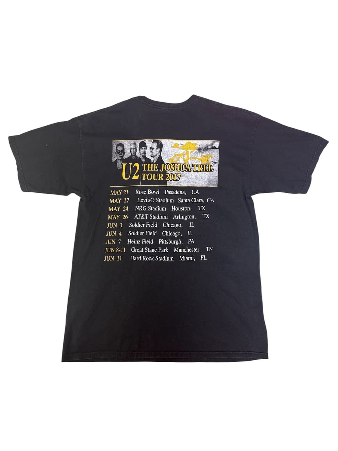 빈티지 U2 THE JOSHUA TREE 30주년 투어 티셔츠 L 상품이미지5