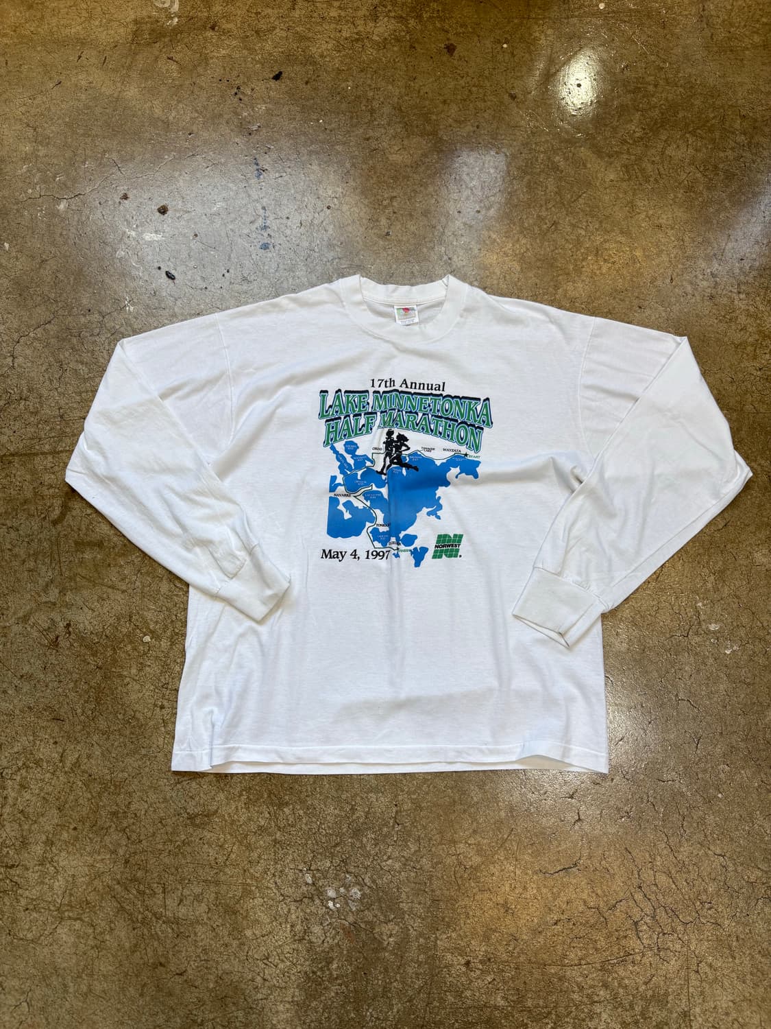 90s 97년 USA 미네통카 마라톤 기념 롱슬리브 상품이미지1