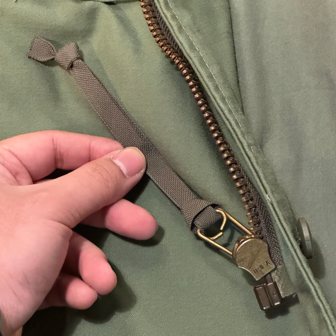 알파인더스트리 재팬 M65 필드자켓 카키 (XL) 상품이미지6