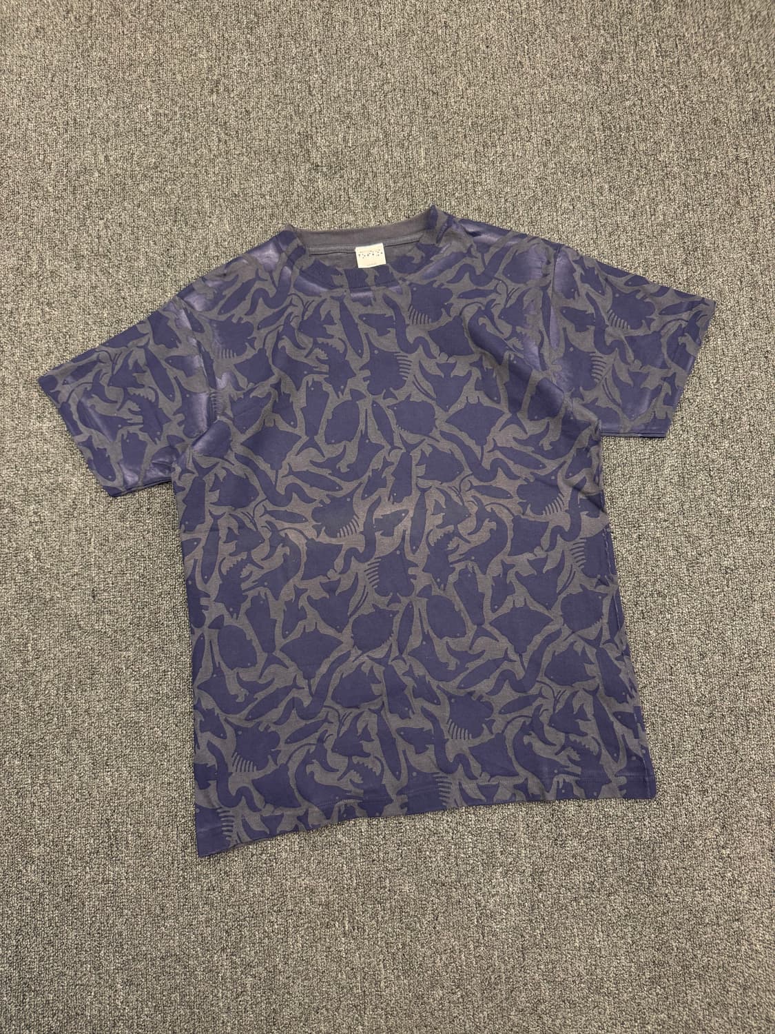 M)GAS SHIRT 빈티지 패턴 반팔 티셔츠 상품이미지1