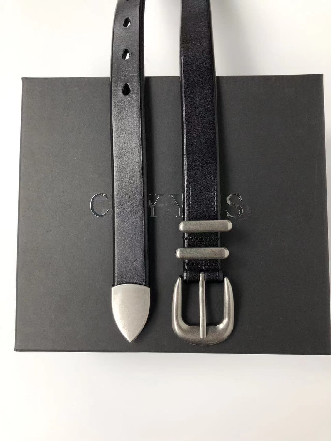 Oldmoney Slim vintage Belt 올드머니가죽벨트 상품이미지2