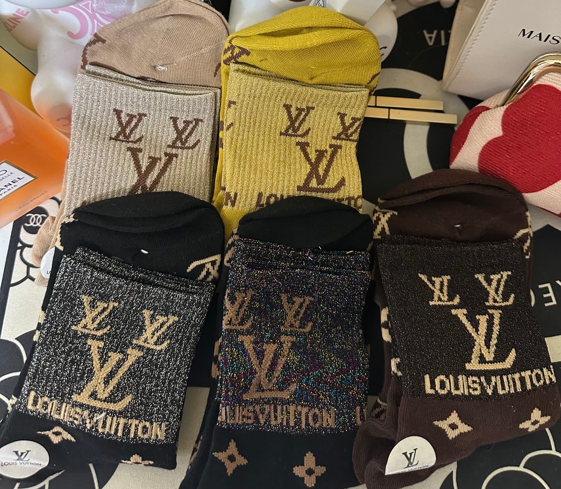 루이비통 LV 로고 양말세트 상품이미지1