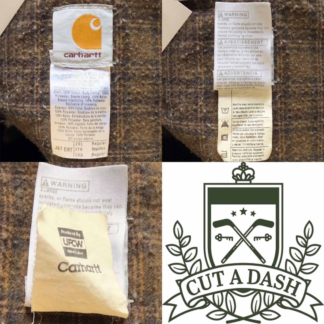 00s 칼하트 J97 디트로이트 자켓 USA 상품이미지7