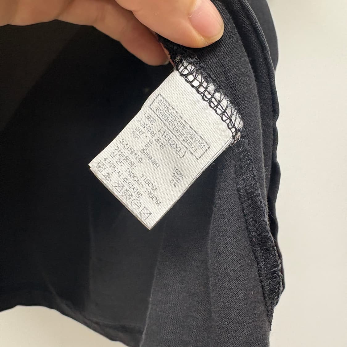 노스페이스 블랙 카모 로고 반팔티 상품이미지5