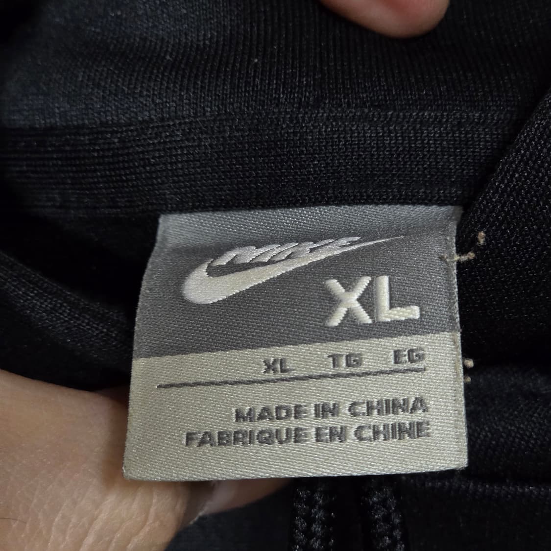 나이키 00s 인터밀란 로고 블랙 폴리 후드티 상품이미지8