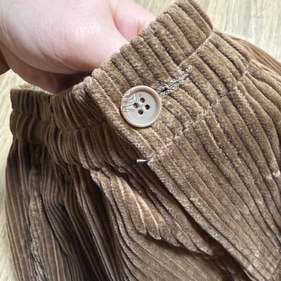 [URBAN RESURCH] 코듀로이 턱 테이퍼드 팬츠 상품이미지3