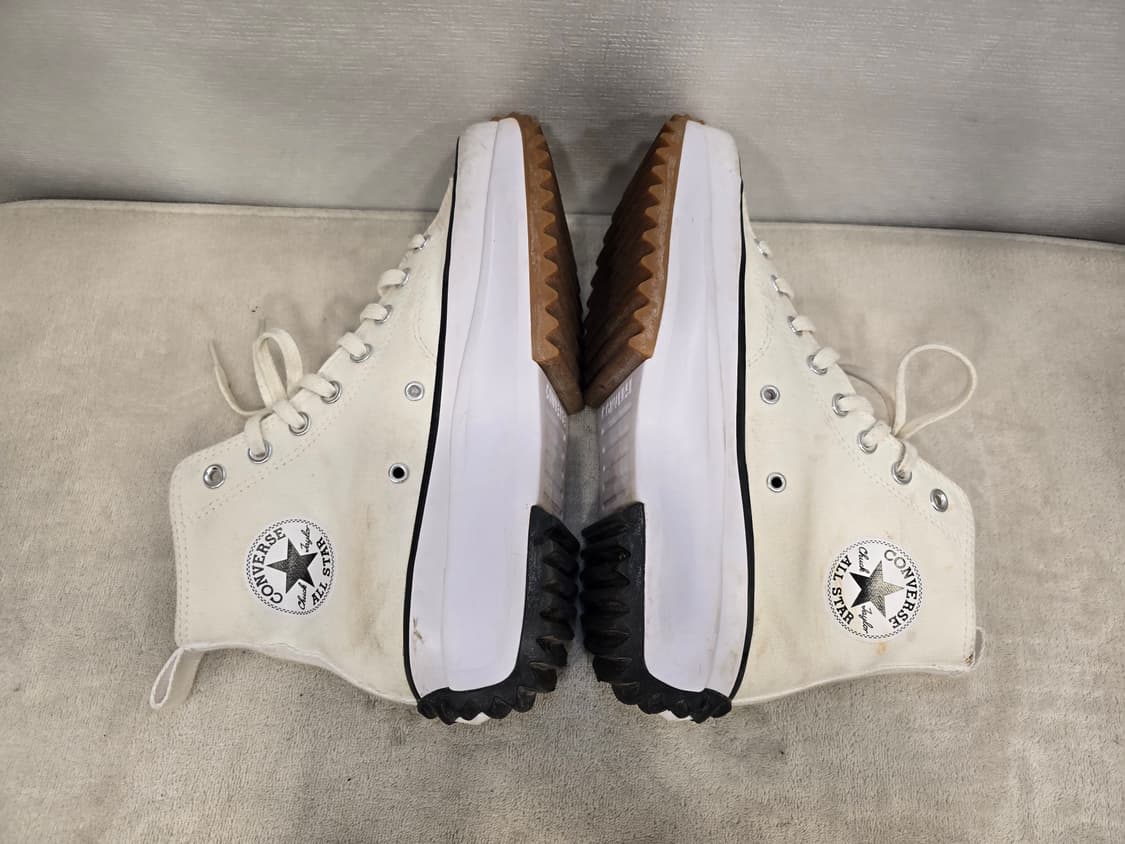 컨버스 런스타 하이크 아이보리 하이 스니커즈 265 상품이미지5