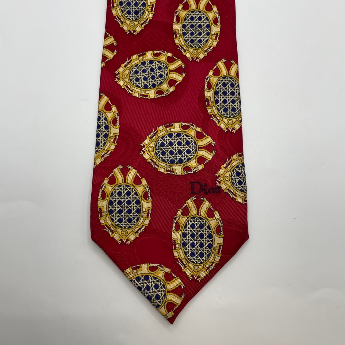 536) (Christian DIOR) 크리스찬 디올 패턴 넥타이 상품이미지3