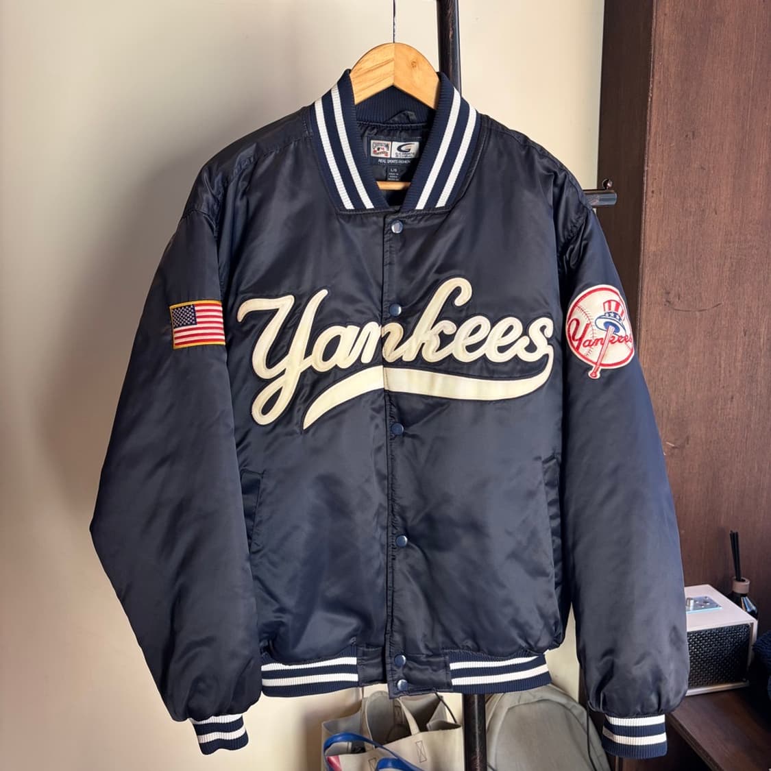 15447 - G-III 뉴욕 양키스 바시티 자켓 상품이미지2