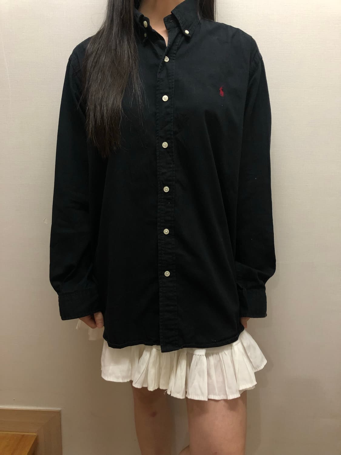 빈티지 블랙 폴로 셔츠 상품이미지6