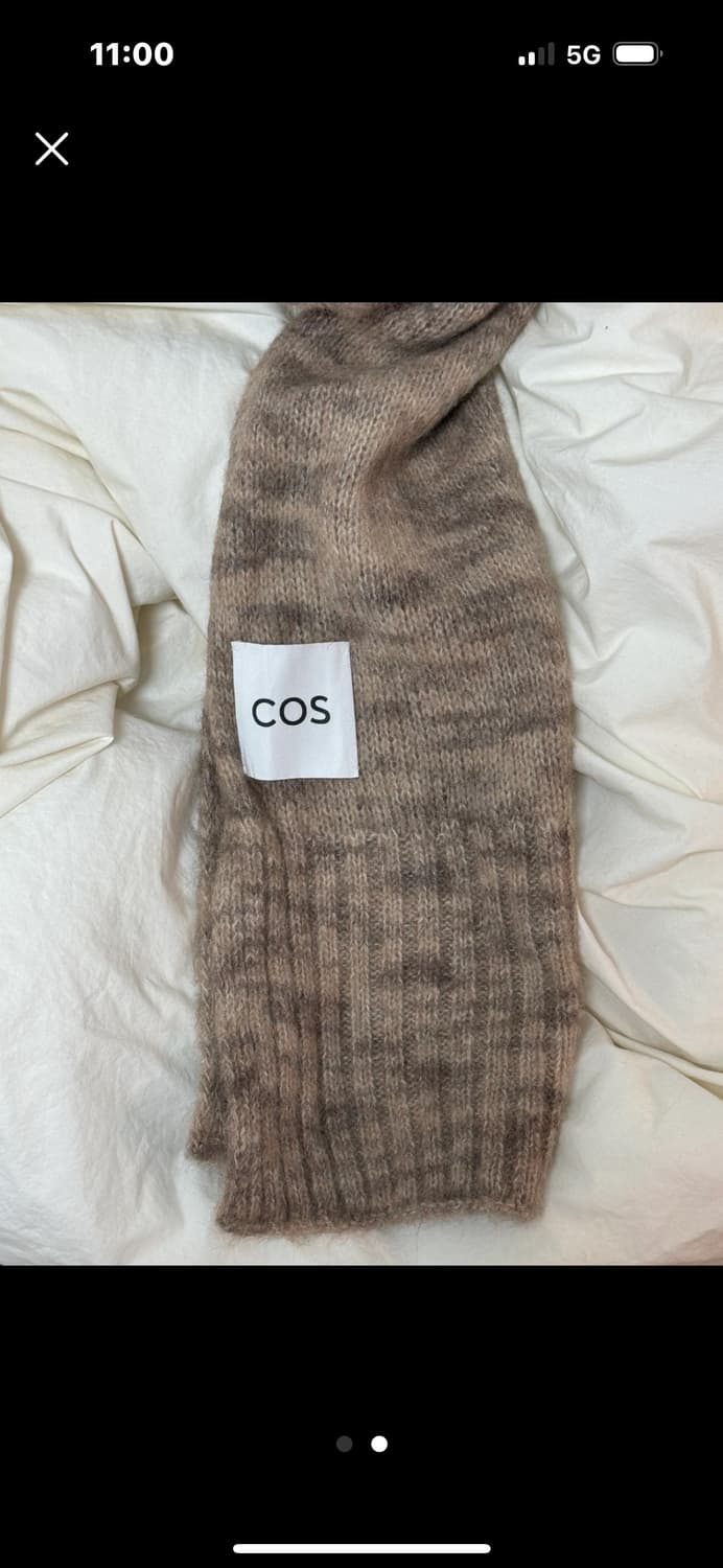 COS 코스 알파카울 머플러 베이지 상품이미지1