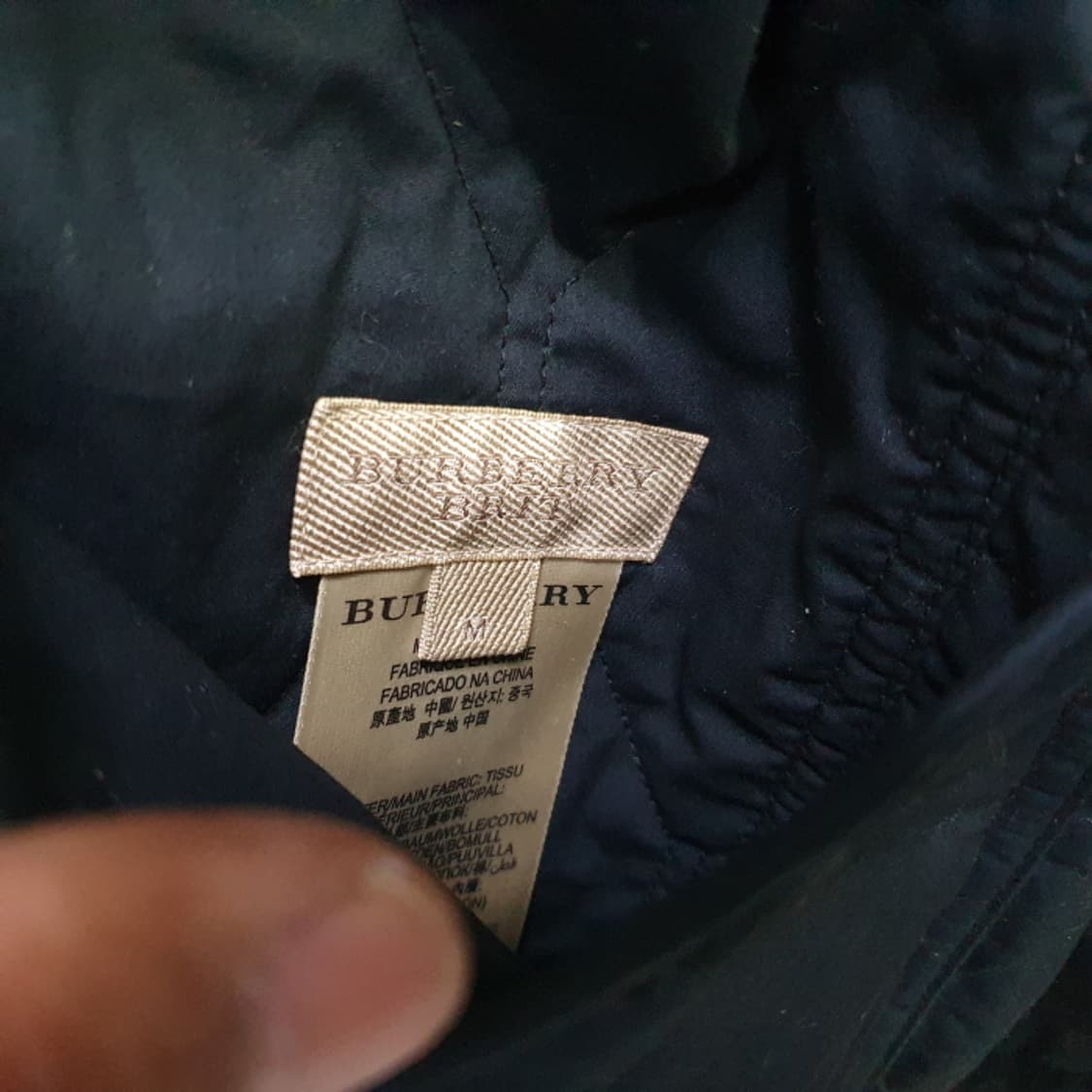 버버리 양면 누빔패딩자켓(95) 상품이미지4