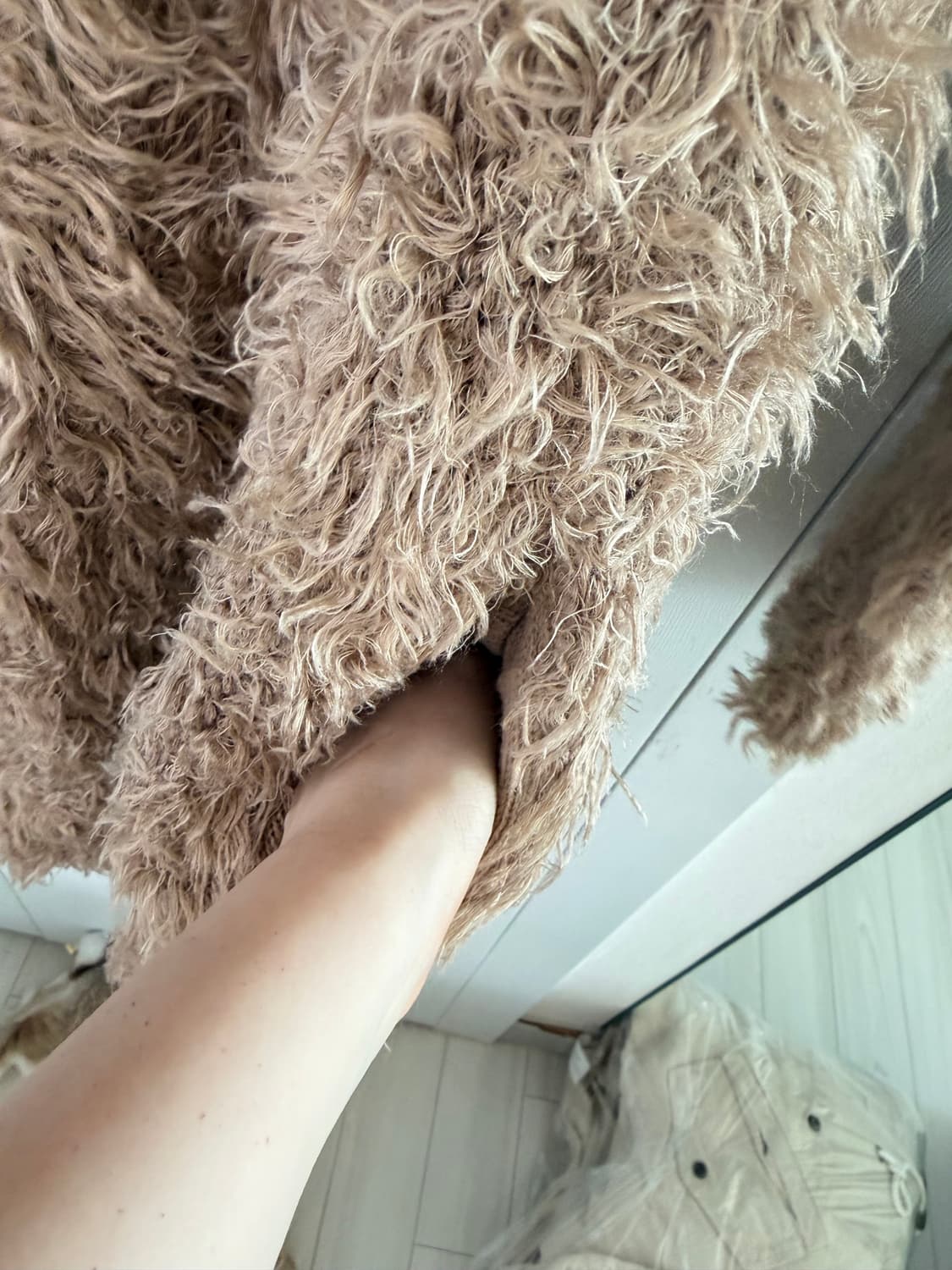 베이지 쫀득 가디건 상품이미지3