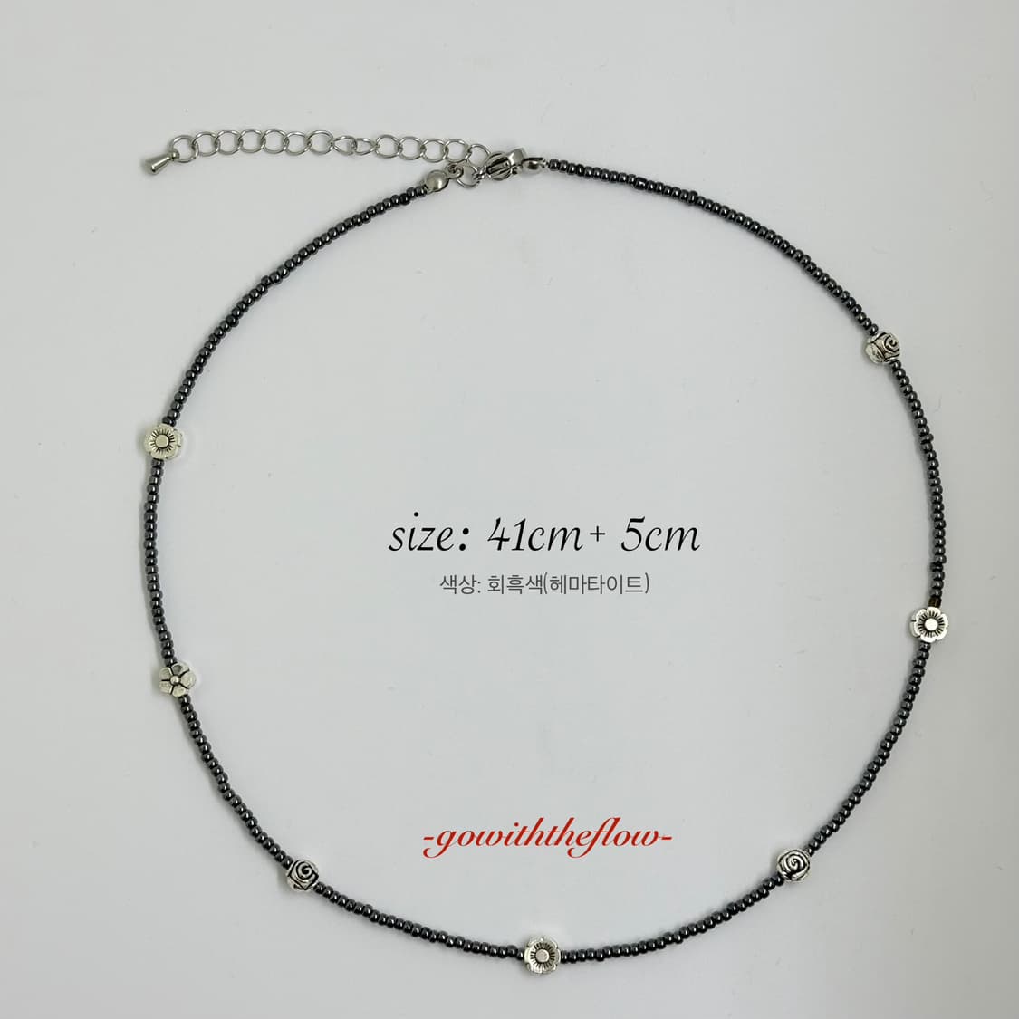 [Handmade] 원석 & 빈티지 비즈 믹스 네클리스 상품이미지10