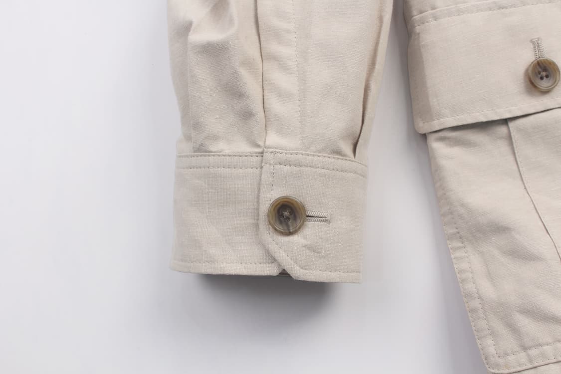 FULL HOUSE TRAVEL Linen Safari Jacket  상품이미지4