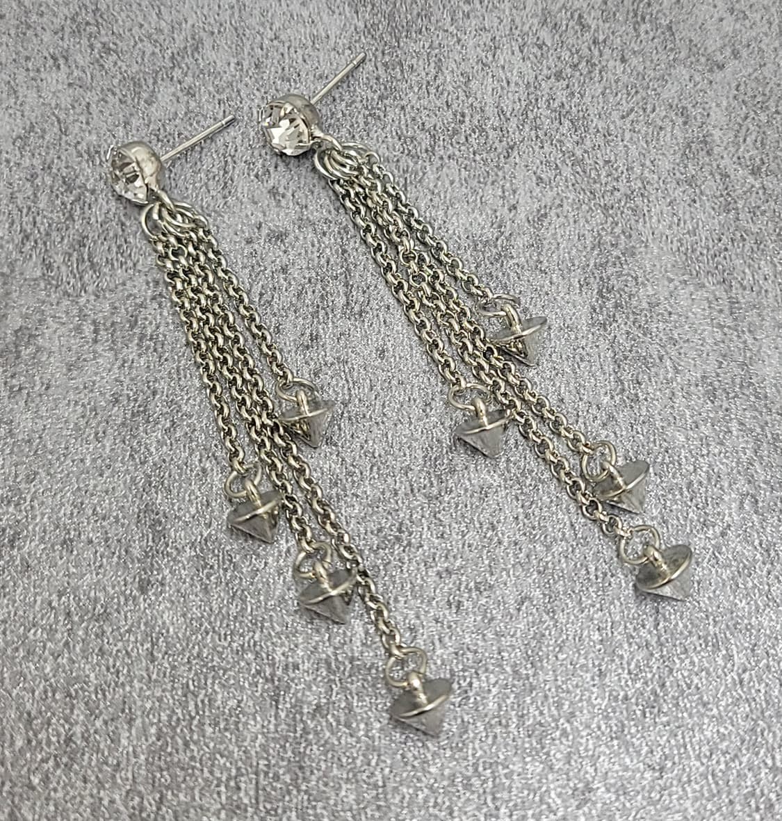 spike drop earrings 상품이미지1