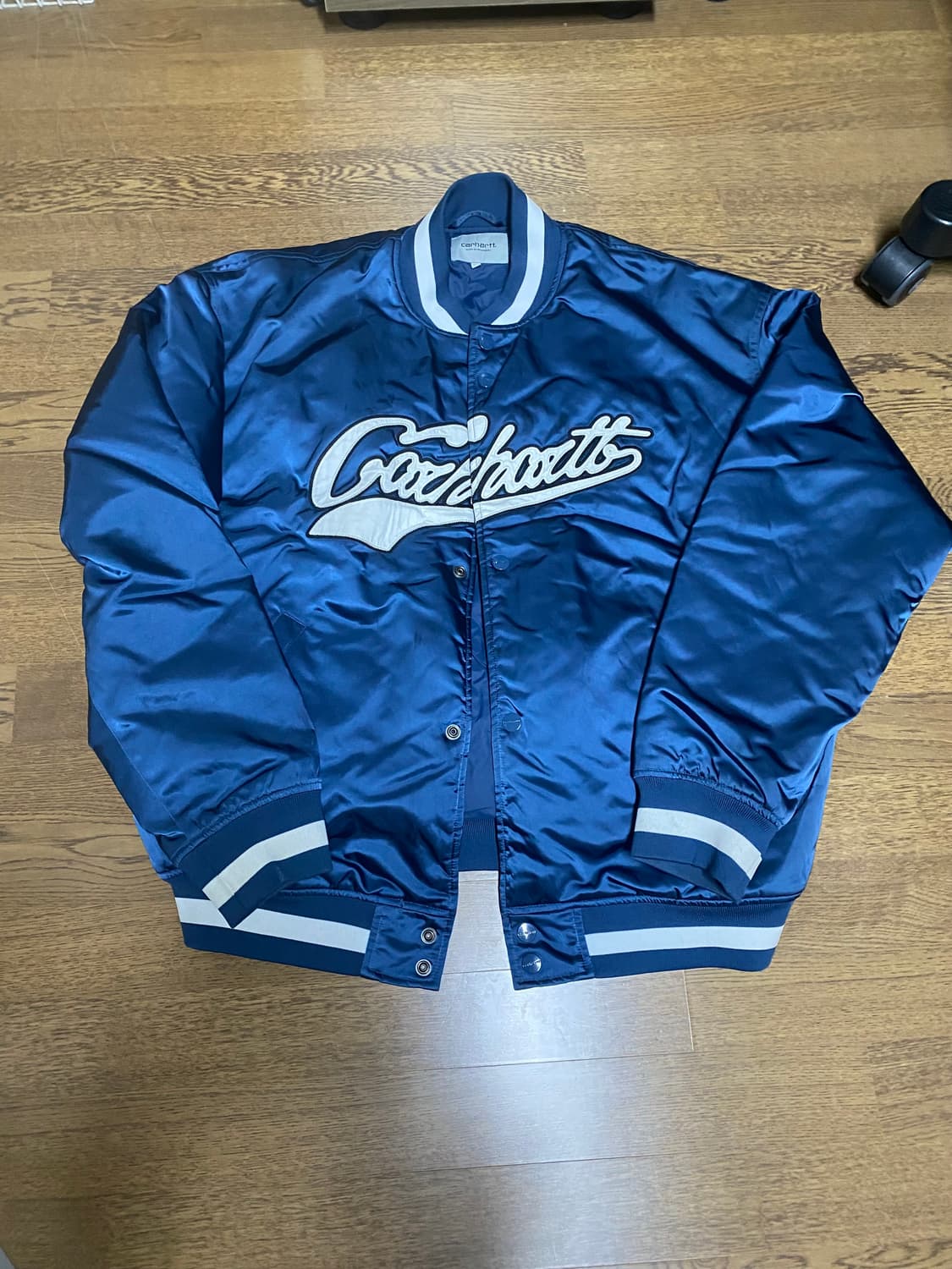 칼하트 wip 바시티자켓 네이비 xl 상품이미지1