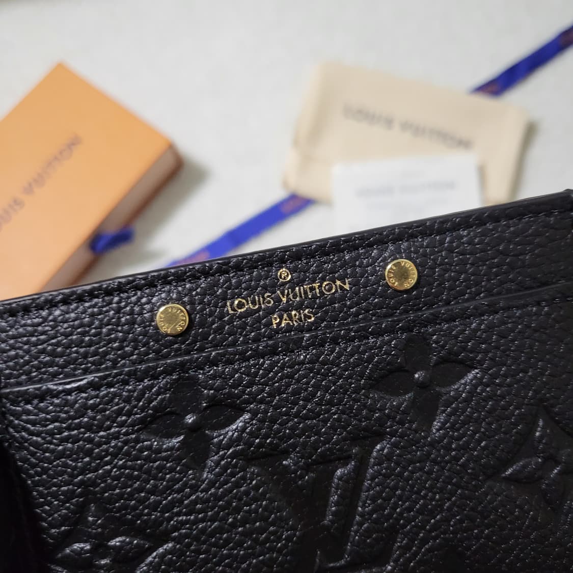 [1회착용/풀구성] 루이비통 앙프렝뜨 카드홀더 카드지갑  상품이미지4
