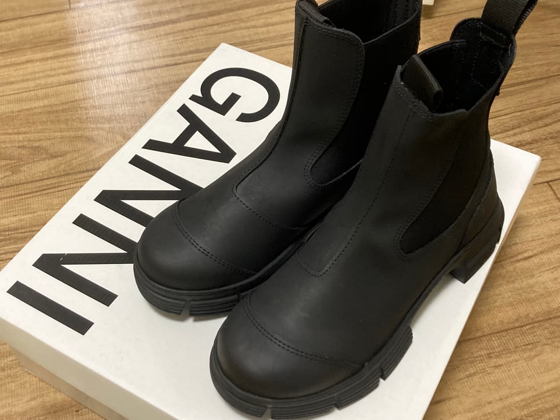 GANNI 가니 리사이클 러버시티 첼시부츠 37 상품이미지1