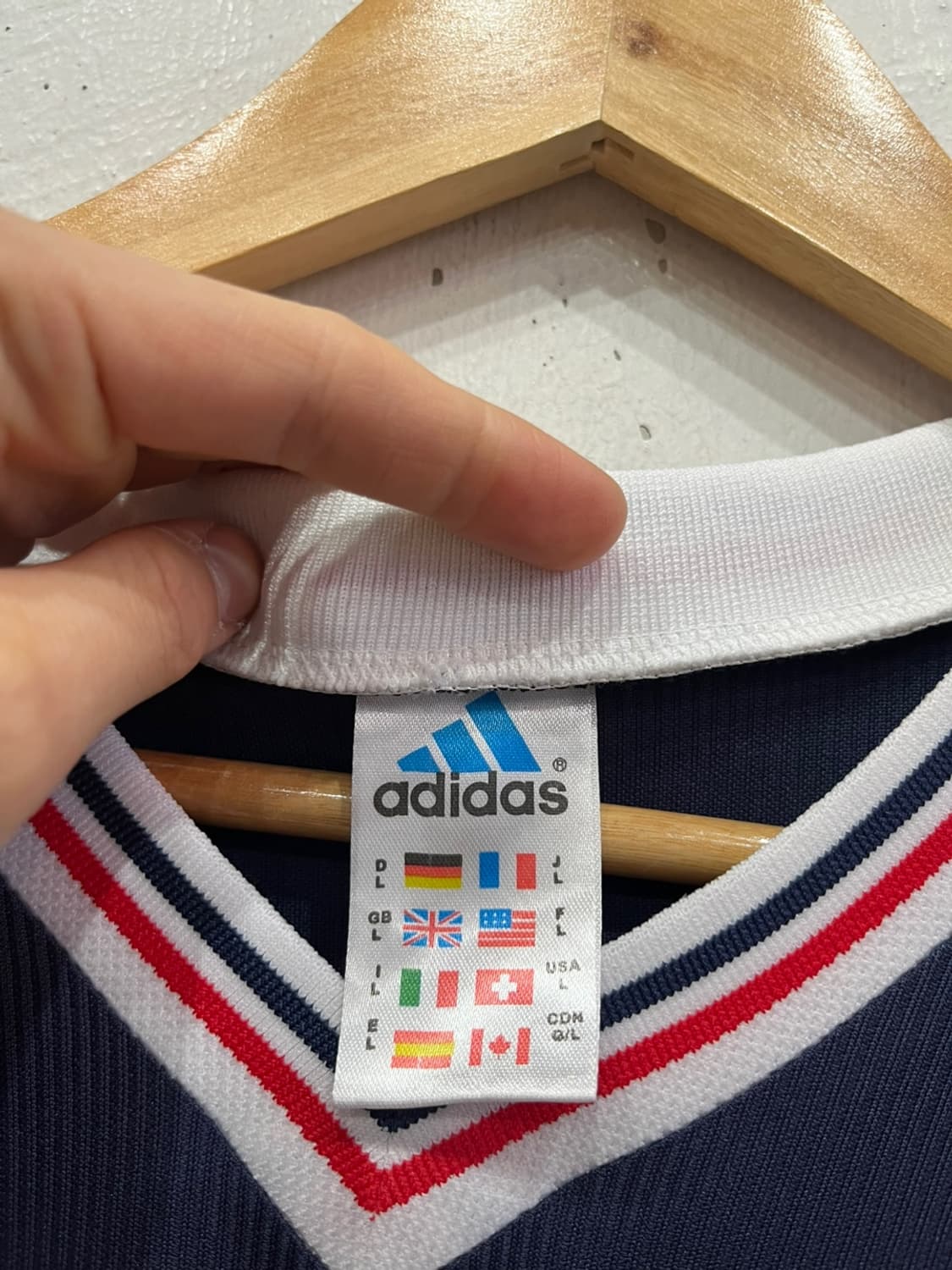 아디다스 98 유고슬라비아 유니폼 스토이코비치 Made ENGLAND 상품이미지6