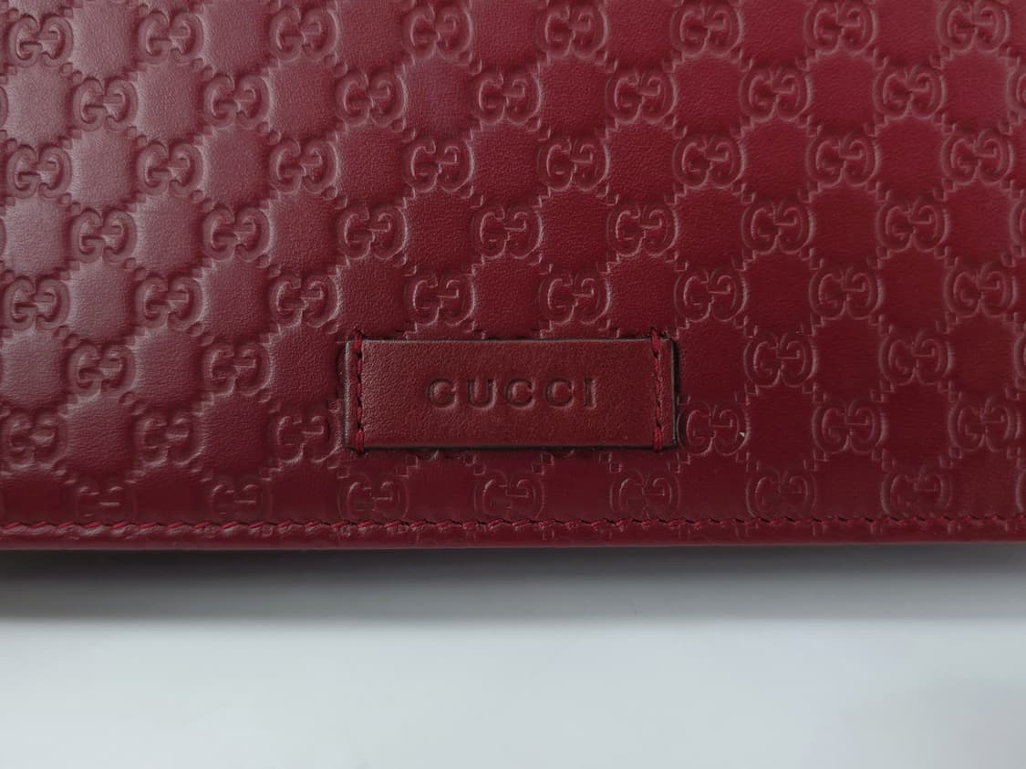 구찌 마이크로 시마 레더 크로스백 클러치 레드
 상품이미지8