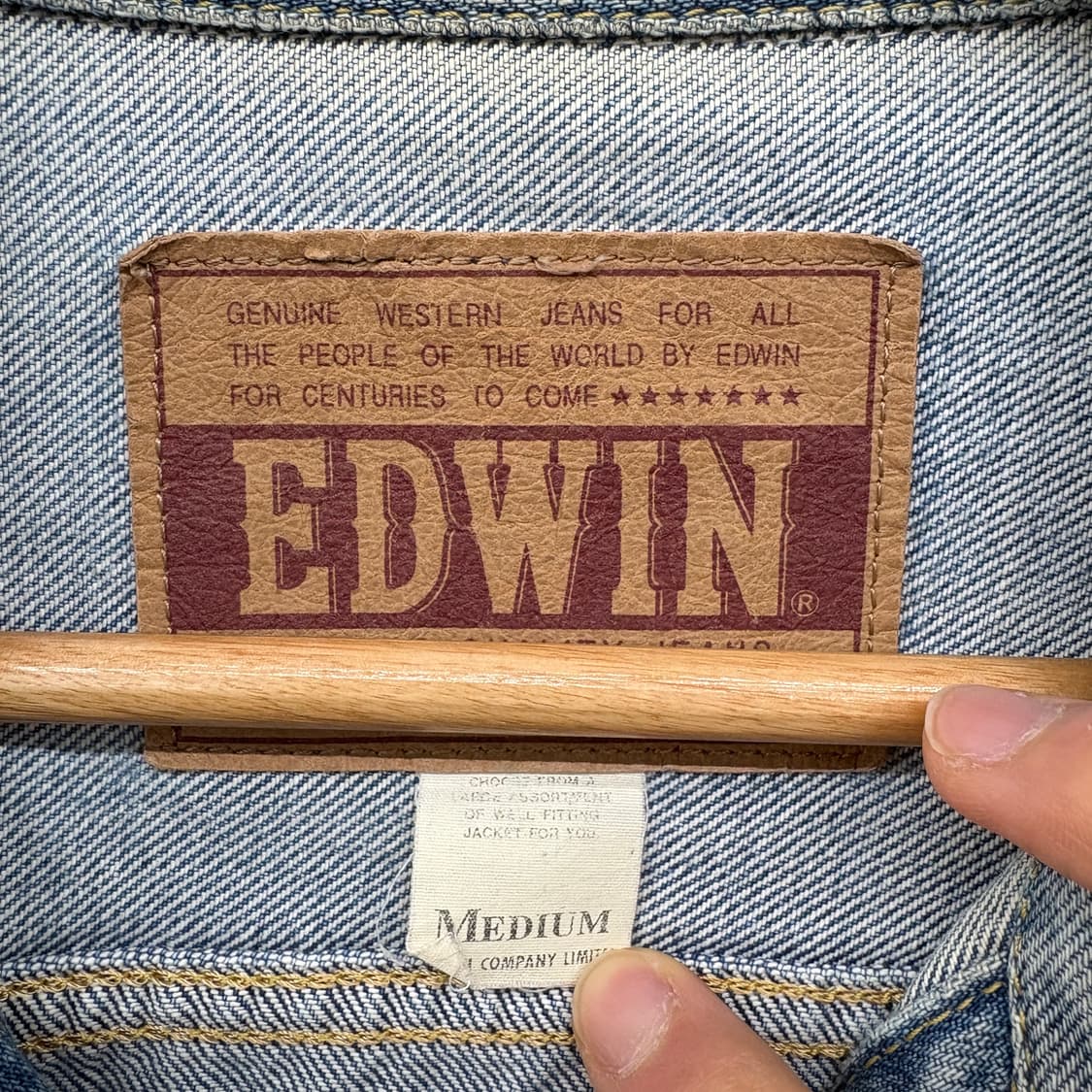 에드윈 데님 청자켓 남성 M 상품이미지4