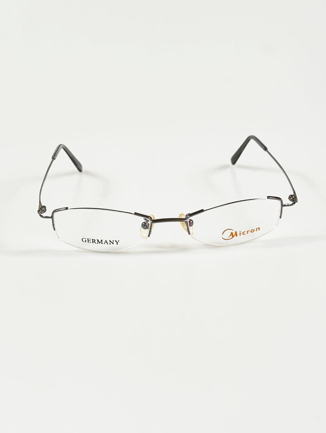 독일제 MICRON 세미 림리스 스퀘어 무테 빈티지 안경 상품이미지1