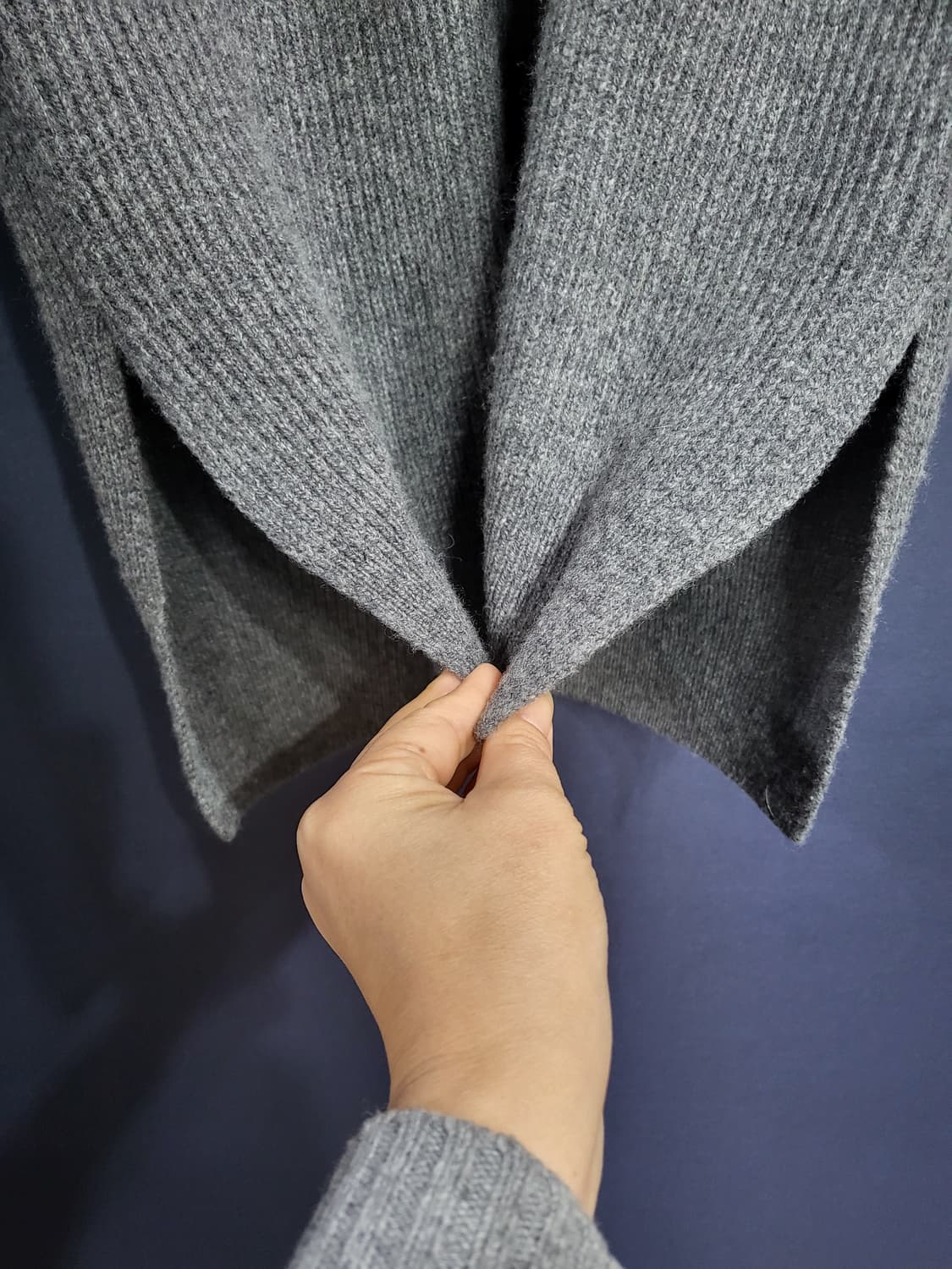 빈폴 캐시미어 넥 롱니트 상품이미지4