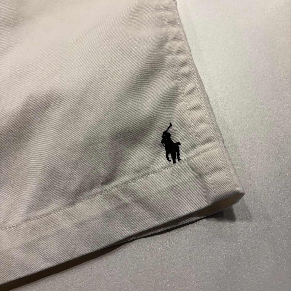 [XL] 폴로 랄프로렌 코튼 화이트 반바지 하프 팬츠 D414 상품이미지3