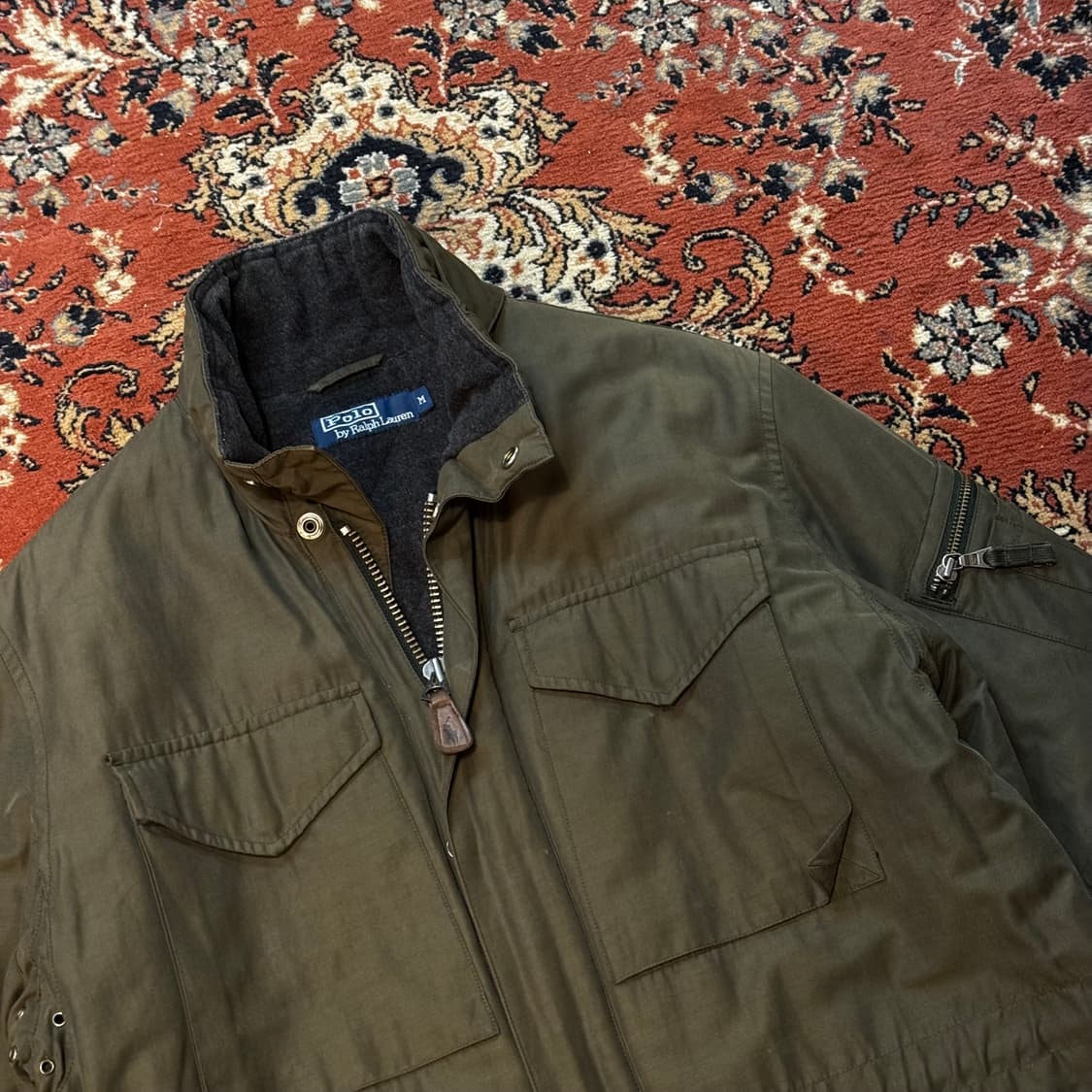 폴로 랄프로렌 m65 필드자켓 카키 (L) 상품이미지2