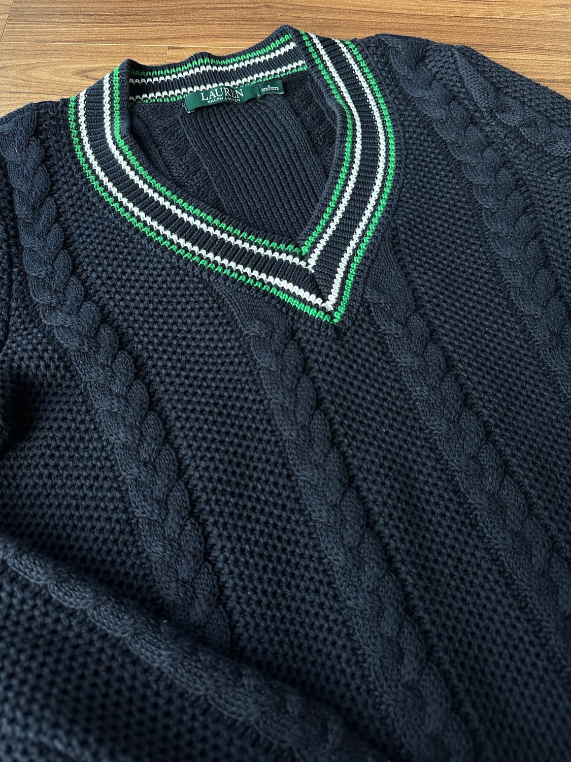 랄프로렌 크리켓 꽈배기 니트 S 상품이미지10