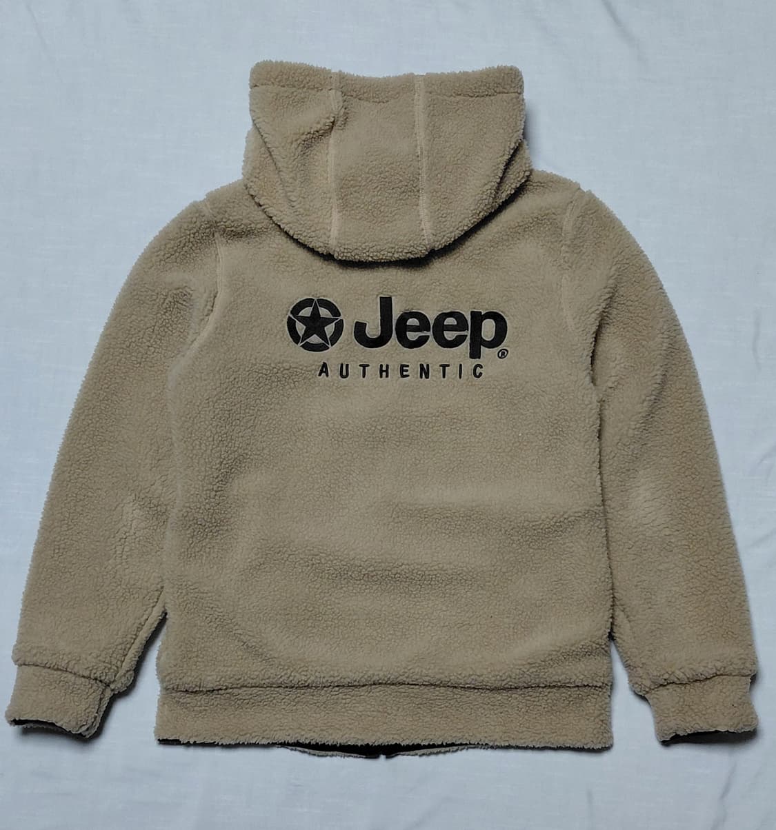 Jeep 양면 후드집업 S(90) 베이지 (무료배송) 상품이미지1