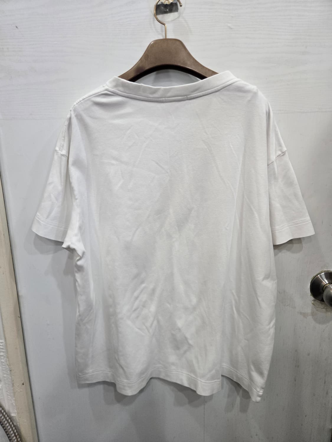 XL,105)) LACOSTE 라코스테 라운드넥 반팔티셔츠! 화이트! 상품이미지3