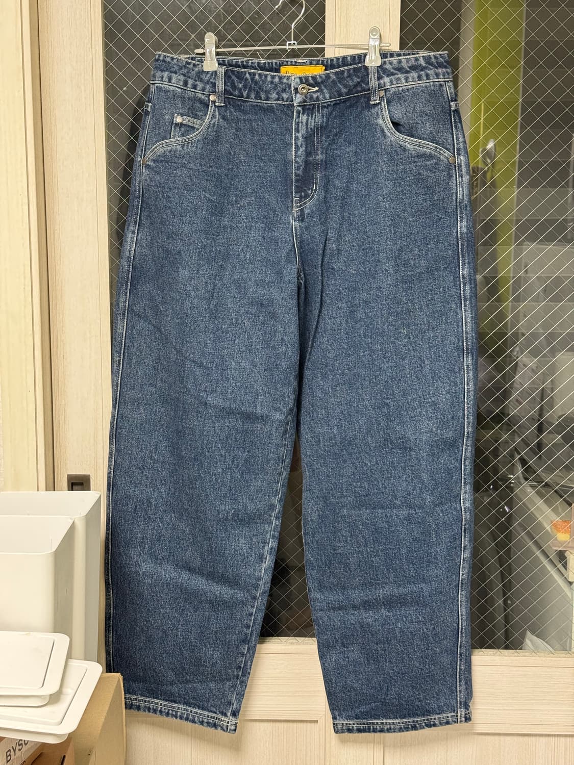 [L] 다임 클래식 배기 데님 워시드 상품이미지2