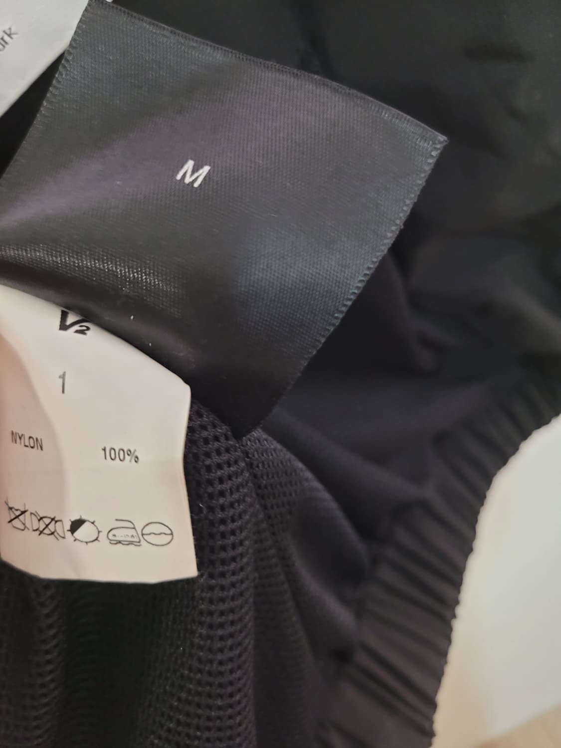 V2 브이투 트랙 자켓 블랙 오버핏 남녀공용 M사이즈 상품이미지8