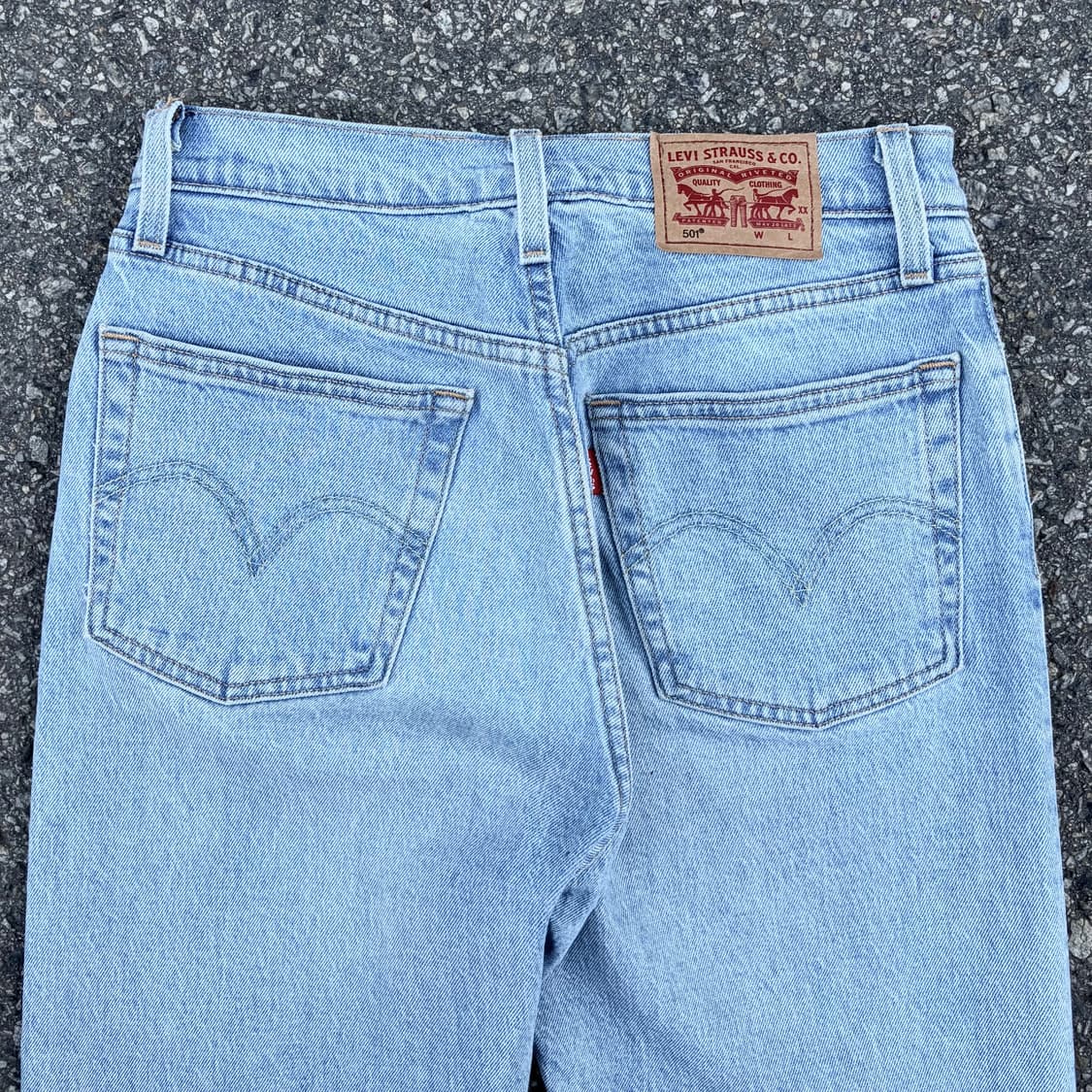 리바이스 501 스트레이트 연청 데님 (28)  상품이미지4