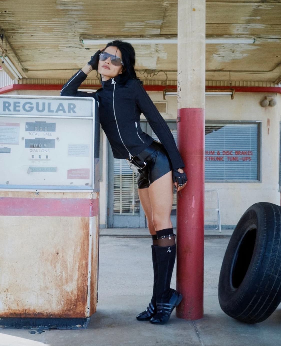 MIAOU x ADIDAS 코르셋 레이싱 자켓 트랙탑 상품이미지2