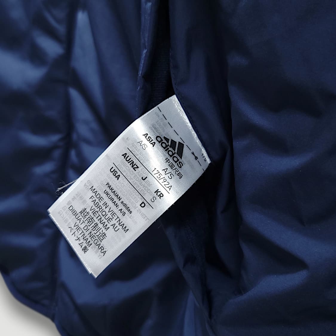 [S] 아디다스 화이트&네이비 쉐르파 리버서블 자켓 상품이미지10