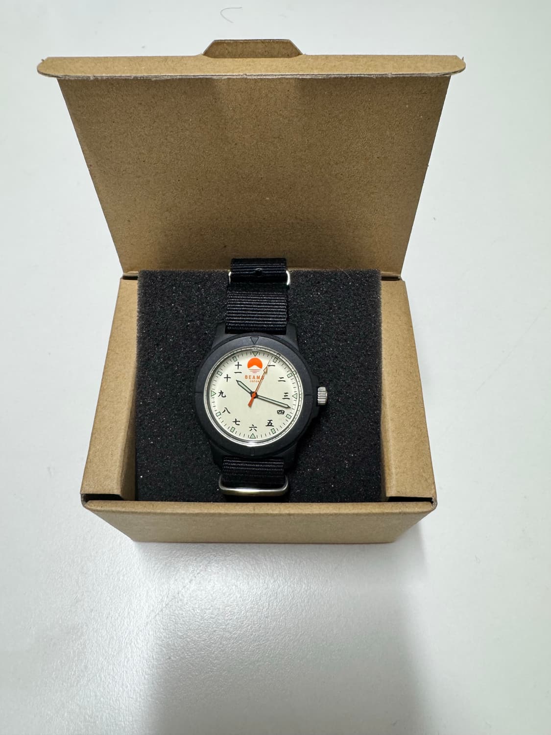 빔즈 오리지널 차이니즈 누매럴스 와치 블랙  상품이미지1