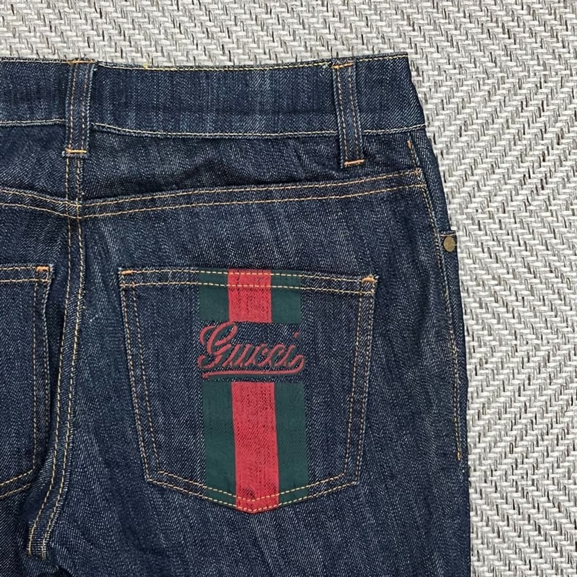 구찌 포켓로고 생지 데님 팬츠 + 명품감정서 v0971  상품이미지5